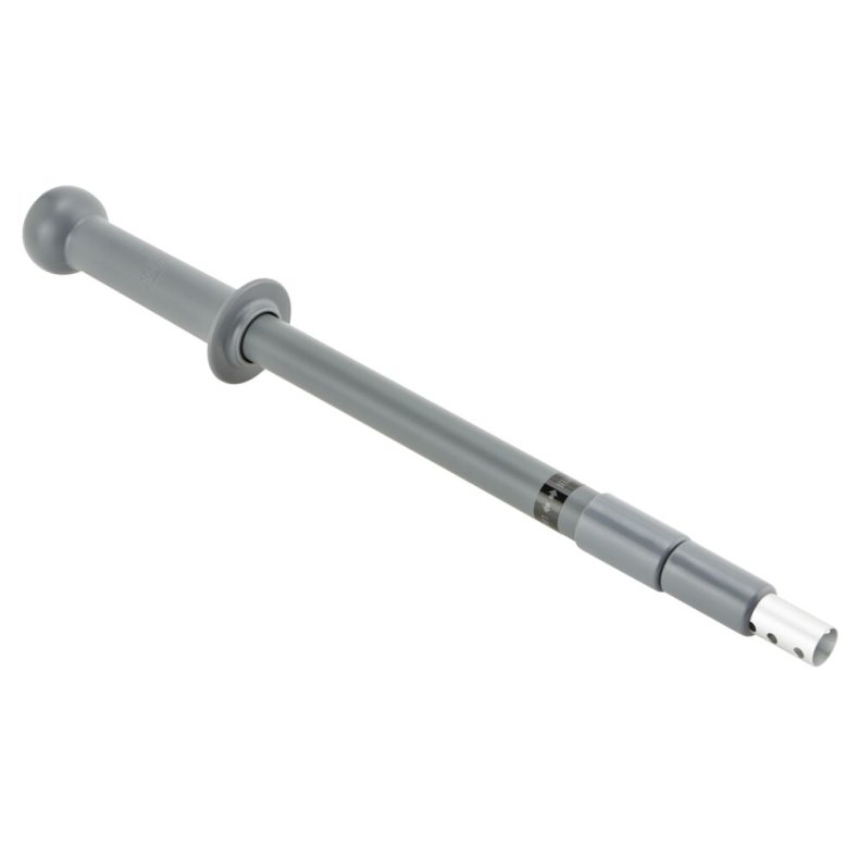 Teleskopskaft med klik, Vikan, �3,5cm, gr�, aluminium/PP, 58-139cm