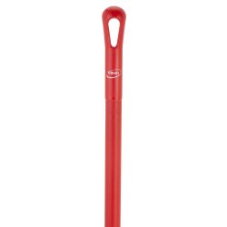 Skaft med gevind, Vikan, 170cm, �3,2cm, r�d, glas/PP, ultra hygiejnisk