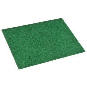 Skurefiber, 22,5x15x0,8cm, gr�n, nylon/polyester, medium skureeffekt
