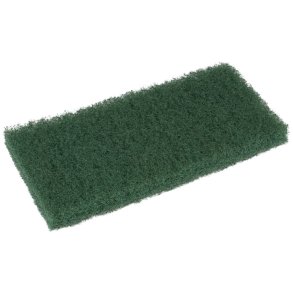 Skurefiber, 25x11,5x2,4cm, gr�n, nylon/polyester, medium skureeffekt