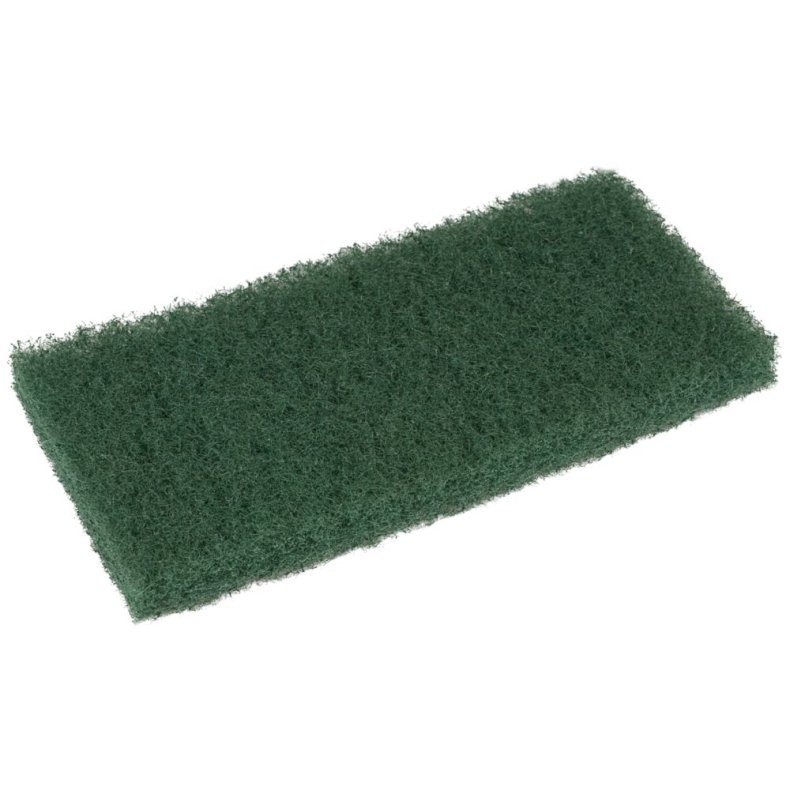 Skurefiber, 25x11,5x2,4cm, gr�n, nylon/polyester, medium skureeffekt