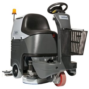 Gulvvasker, Nilfisk, BR752 Ecoflex Complete, gr�, 2-rums, ride-on, 80/80 l, 710 mm *Denne vare tages ikke retur*