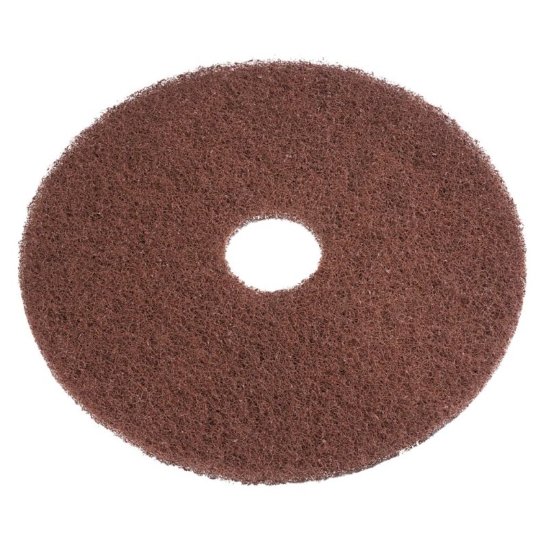 Gulvrondel, Nilfisk, Eco, 21", �530mm, brun, 85 mm, RPET, til fjernelse af polish og opskuring *Denne vare tages ikke retur*