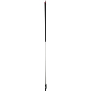 Skaft med vandgenneml�b, Vikan, 193,5cm, st�l, aluminium/PP, gevind, med slangestuds *Denne vare tages ikke retur*