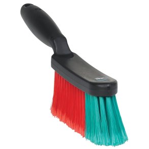 Autoh�ndb�rste, Vikan, sort, polyester/PP, Bl�d, kort skaft *Denne vare tages ikke retur*
