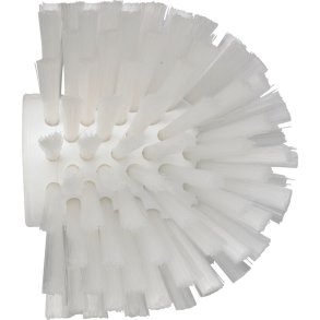 Cylinderb�rste, Vikan, 13cm, �13,5cm, hvid, polyester/PP/rustfrit st�l, medium *Denne vare tages ikke retur*