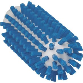 R�rb�rstehoved, Vikan, 14cm, �5cm, bl�, polyester/PP/rustfrit st�l, stiv *Denne vare tages ikke retur*