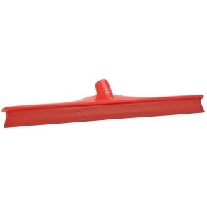 Gulvskraber, Vikan, 50x7,5x8,5cm, r�d, TPE gummi/PP, 50 cm, med enkeltblad, ultra hygiejnisk *Denne vare tages ikke retur*