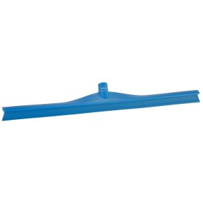 Gulvskraber, Vikan, 70x7x8,5cm, bl�, TPE gummi/PP, 70 cm, med enkeltblad, ultra hygiejnisk