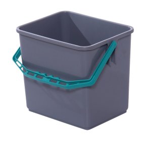 Inventarspand, Tina Trolleys, 240x190x220mm, 6 l, gr�, PP, med gr�n hank, 6 ltr. *Denne vare tages ikke retur*