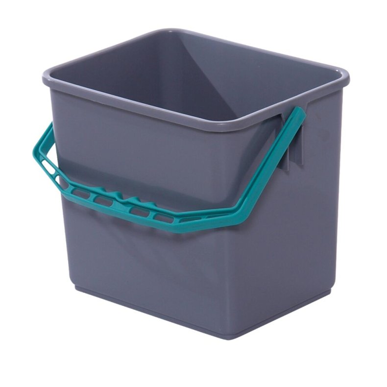 Inventarspand, Tina Trolleys, 240x190x220mm, 6 l, gr�, PP, med gr�n hank, 6 ltr. *Denne vare tages ikke retur*