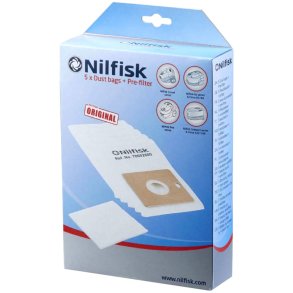 St�vsugerposer, Nilfisk, COUPE, NEO, hvid, mikrofiber, 1-rums, 2,1 l *Denne vare tages ikke retur*