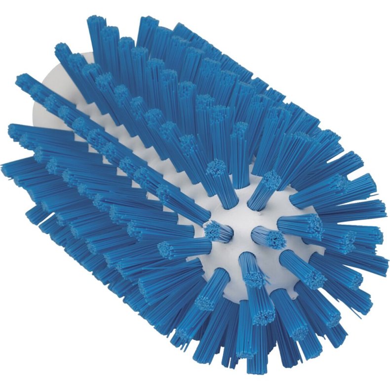 R�rb�rstehoved, Vikan, 14,5cm, �6,3cm, bl�, polyester/PP/rustfrit st�l, stiv *Denne vare tages ikke retur*