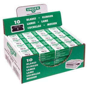 Clickskraberblad, Unger, 5x3x3cm, st�l, kulstofst�l, 4 cm