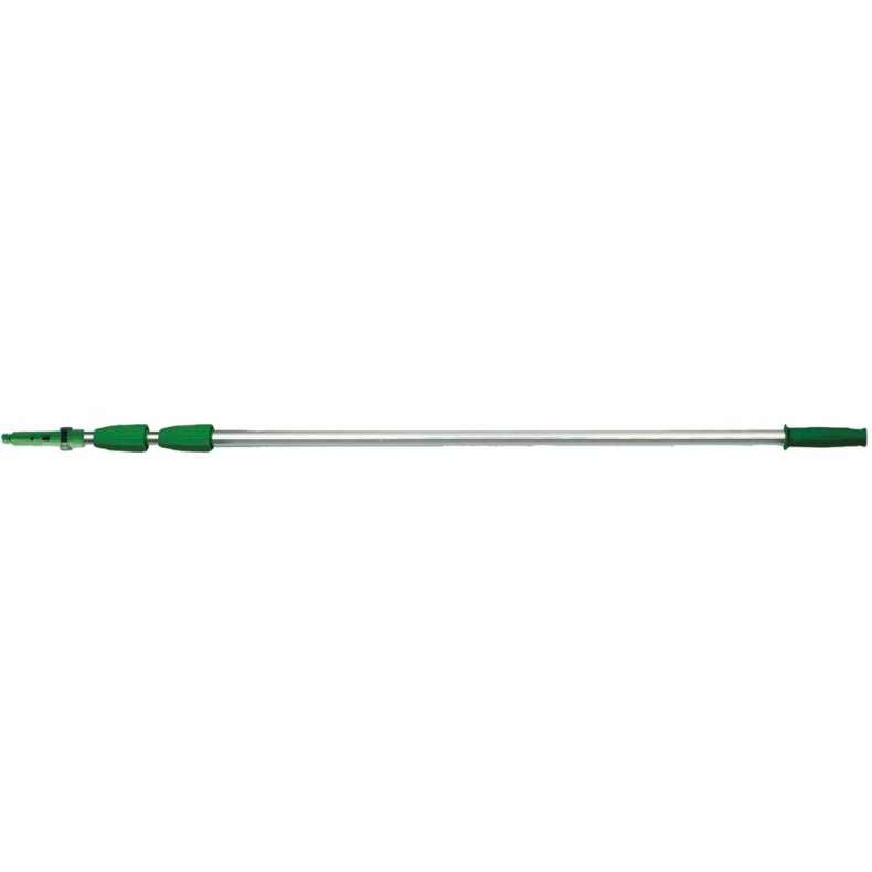 Teleskopskaft med gevind og klik, Unger OptiLoc, gr�n, aluminium/plast, 180-450 cm