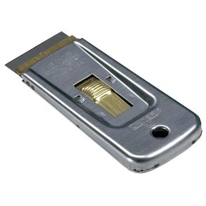Clickskraber, Unger ErgoTec, 9,5x5x2cm, st�l, kulstofst�l/metal, 4 cm