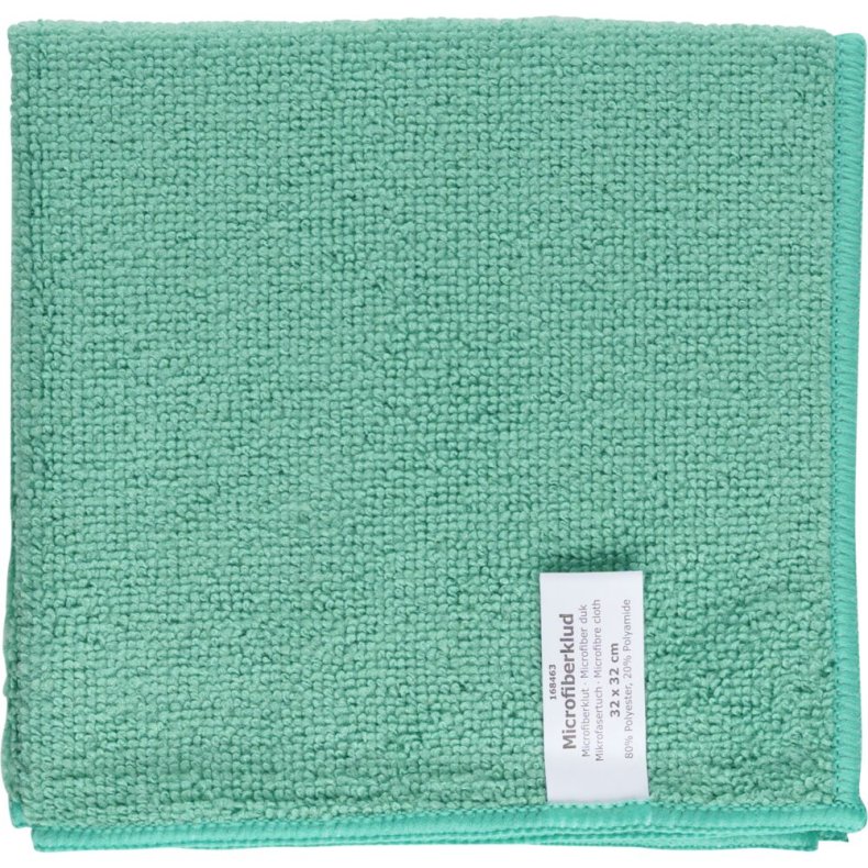 Reng�ringsklud, 32x32cm, gr�n, mikrofiber, basic