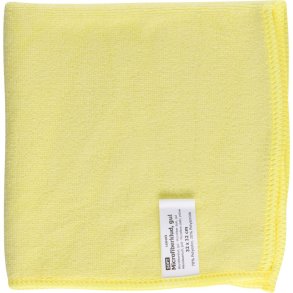 Reng�ringsklud, 32x32cm, gul, mikrofiber, soft