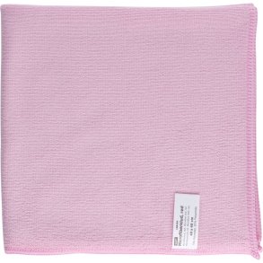 Reng�ringsklud, 40x40cm, r�d, mikrofiber, soft
