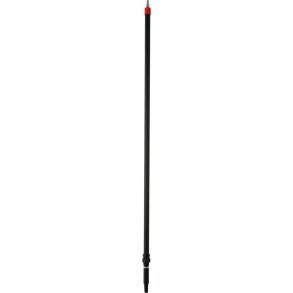 Skaft med vandgenneml�b, Vikan, 160cm, �31mm, sort, aluminium/PP, 160-284 cm, med slangestuds
