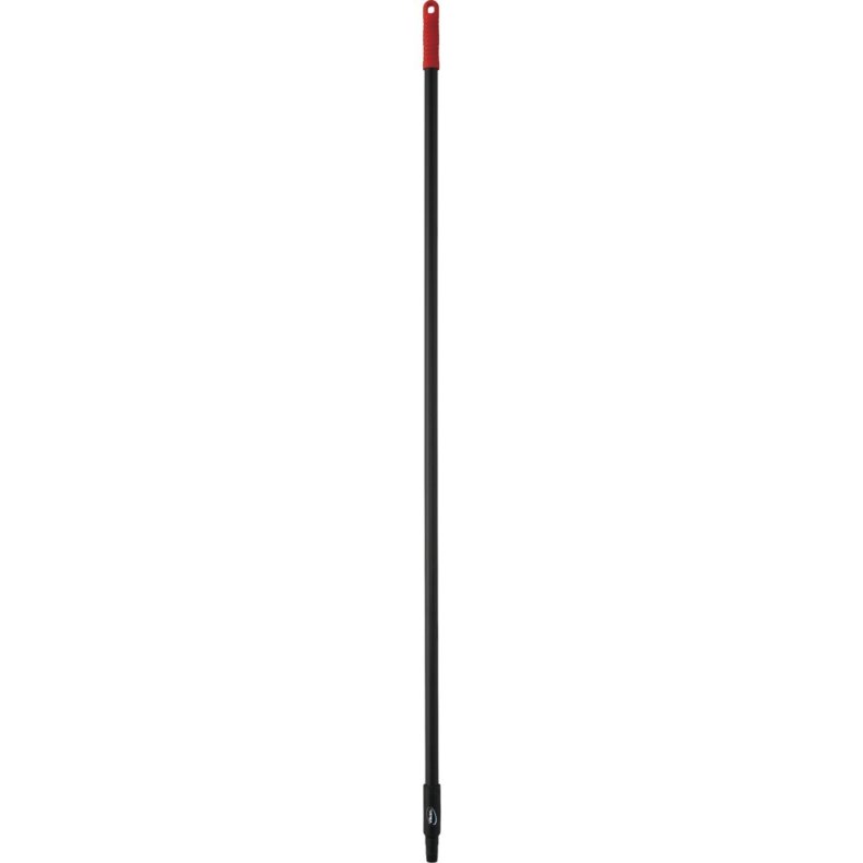 Skaft med gevind, Vikan, 156cm, �2,5cm, sort, PP/tr�