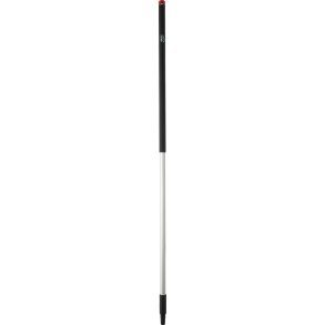 Skaft med gevind, Vikan, 150,5cm, �3,1cm, sort, aluminium/PP, isoleret gribestykke