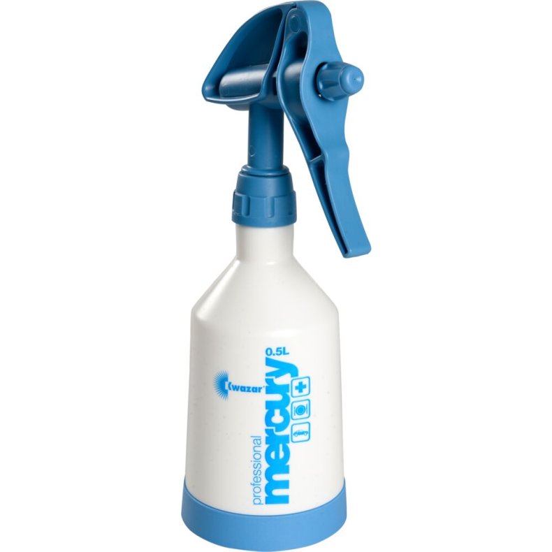 Bruseflaske, Kwazar Mercury +Pro, 500 ml, mat, bl�t brusehoved