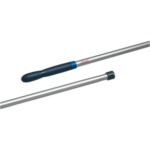 Skaft med klik, Vileda SuperMop Micro, 138cm, �2,5cm, bl�, aluminium/PP, 138 cm *Denne vare tages ikke retur*