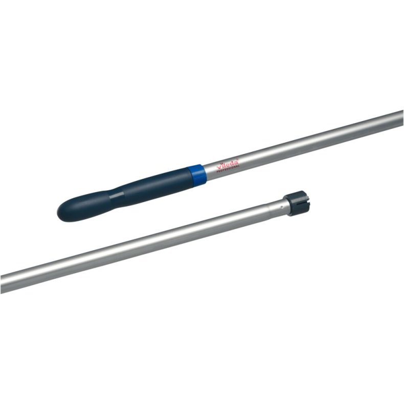 Skaft med klik, Vileda SuperMop Micro, 138cm, �2,5cm, bl�, aluminium/PP, 138 cm *Denne vare tages ikke retur*