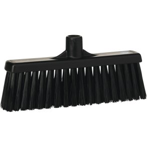 Fejekost, Vikan, sort, polyester/PP/rustfrit st�l, 31 cm, medium *Denne vare tages ikke retur*