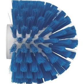 Cylinderb�rste, Vikan, 13cm, �13,5cm, bl�, polyester/PP/rustfrit st�l, medium *Denne vare tages ikke retur*