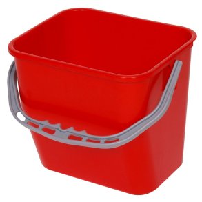 Inventarspand, Tina Trolleys, 320x310x265mm, 13 l, r�d, plast/PP, med hank