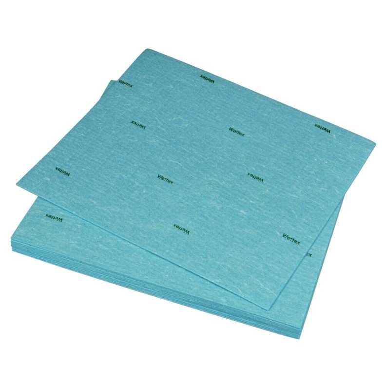 Svampeklud, Vileda Wettex Maxi, 31,8x26,8cm, bl�, cellulose/bomuld