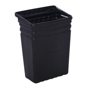 Inventarspand, Tina Trolleys, 350x240x470mm, sort, fiberplast, med hank til montering p� vogn, stor *Denne vare tages ikke retur*