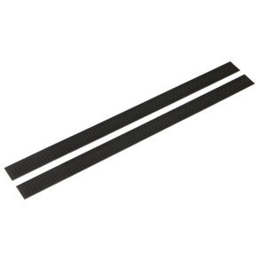 Udskiftningslister til fremf�rer, Vikan, sort, PA/polyester, til 25 cm fremf�rer, 2 stk.