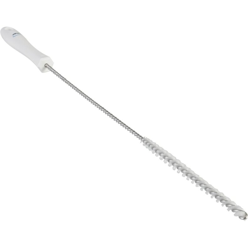 R�rrenser, Vikan, 50cm, �1cm, hvid, polyester/PP/rustfrit st�l, stiv