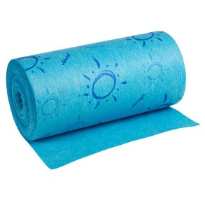 Aft�rringsklud, Vileda Quick'n Dry, 1000x25cm, bl�, cellulose