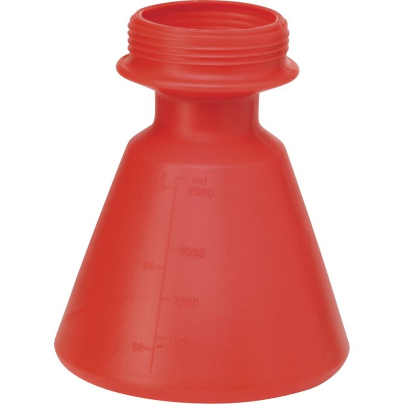 Beholder, Nito, 2,5 l, r�d, HDPE *Denne vare tages ikke retur*