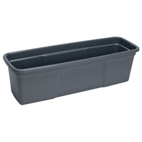 Moppeboks, Vikan ErgoClean, 680x220x205mm, gr�, plast, uden l�g, til 60 cm mopper *Denne vare tages ikke retur*