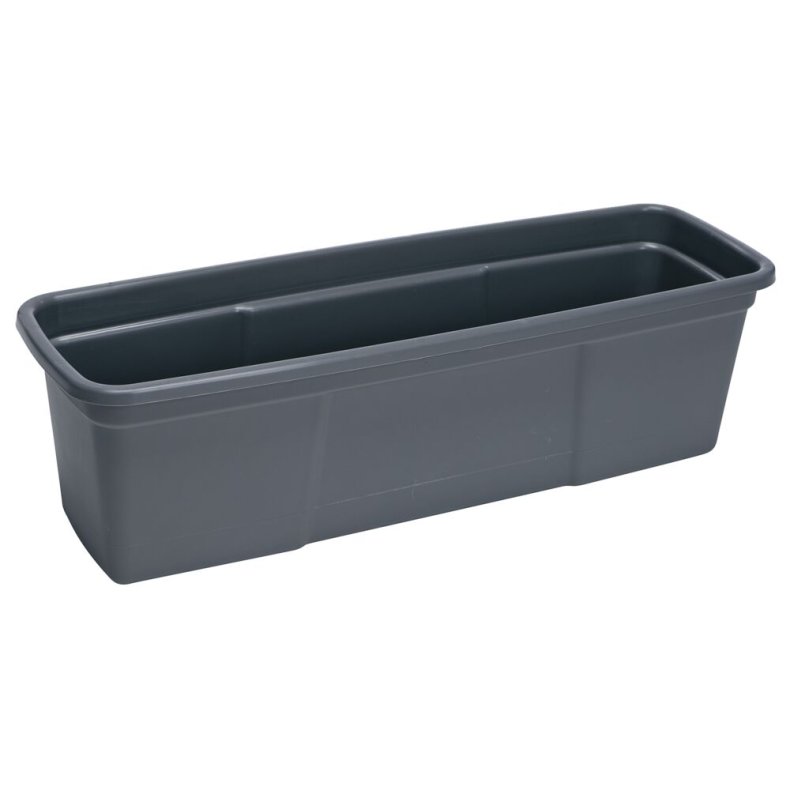 Moppeboks, Vikan ErgoClean, 680x220x205mm, gr�, plast, uden l�g, til 60 cm mopper *Denne vare tages ikke retur*
