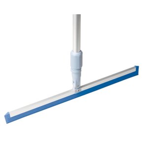 Gulvskraber, Vileda MultiSqueege, CE, 50x1,5x5cm, bl�, aluminium/plast/gummi, 50 cm, med enkeltblad