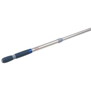 Teleskopskaft med klik, Vileda Vario, �2,2cm, bl�, aluminium/plast, 100-180 cm