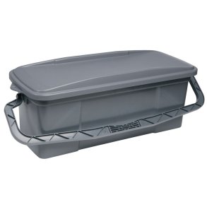 Moppeboks, Vikan ErgoClean, 64x24x22cm, gr�, PP, med l�g og hank, til 40 cm system