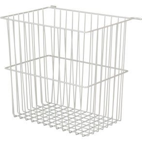 Tr�dkurv, Tina Trolleys, 260x330x320mm, gr�, pulverlakeret st�l, med kroge vandret, stor *Denne vare tages ikke retur*
