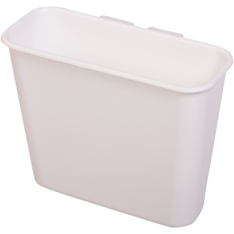Opbevaringsboks, Tina Trolleys, 95x120x125mm, hvid, PP, lille