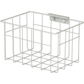 Tr�dkurv, Tina Trolleys, 200x250x150mm, gr�, pulverlakeret st�l, med beslag og h�ndgreb, lille *Denne vare tages ikke retur*