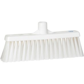 Fejekost, Vikan, hvid, polyester/PP/rustfrit st�l, 31 cm, medium