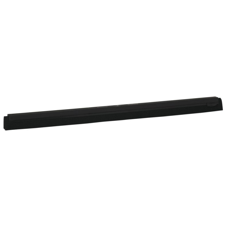 Udskiftningskassette til gulvskraber, Vikan, 70x3x4,5cm, sort, PP/gummi, 70 cm, med dobbeltblad *Denne vare tages ikke retur*