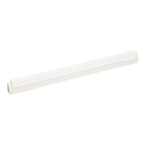 Udskiftningskassette til gulvskraber, Vikan, 50x3x4,5cm, hvid, PP/gummi, 50 cm, med dobbeltblad