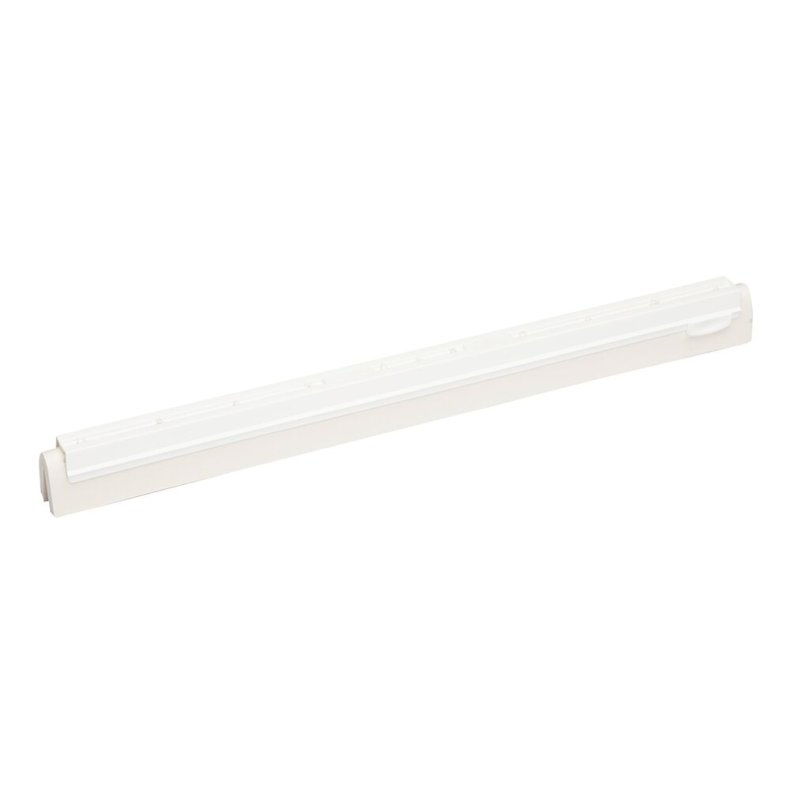 Udskiftningskassette til gulvskraber, Vikan, 50x3x4,5cm, hvid, PP/gummi, 50 cm, med dobbeltblad